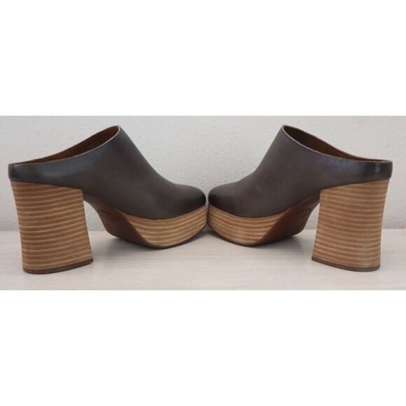 Kork-Ease KE0016922 Women's Sz 8M Gray Leather Veronica Sky-High Mules - Picture 14 of 16